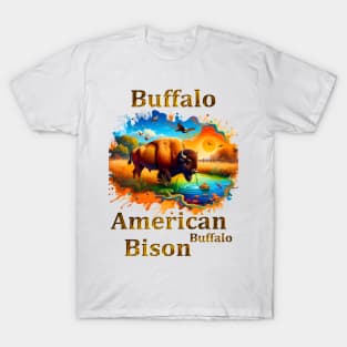 American Buffalo Bison T-Shirt